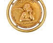 Médaille à décor d'un angelot en or jaun
