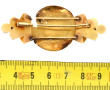 Broche ancienne en or 18 carats, agrémen