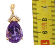 Important pendentif en or jaune 14 carat