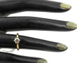 Bague solitaire diamant env. 0,5 ct, mon