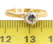 Bague solitaire diamant env. 0,5 ct, mon