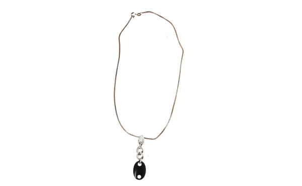 Pendentif moderne en argent 925ème, stra