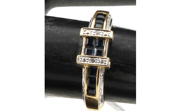 Bague deux or 18 carats, poinçon tête d'