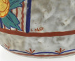 L.PAGE - Vase ovoïde en céramique à déco