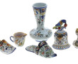 Décor ROUEN - Lot de 6 pièces en faïence