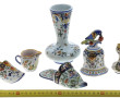 Décor ROUEN - Lot de 6 pièces en faïence