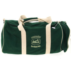 HERMES - Sac de sport en toile verte "Ea