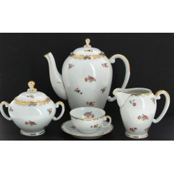 Service à café vintage en porcelaine bla