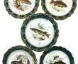 LIMOGES - Service à poisson en porcelain