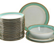 Service de table en porcelaine blanche, 