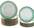 Service de table en porcelaine blanche, 