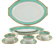 Service de table en porcelaine blanche, 