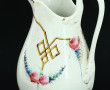 Broc en porcelaine fin XIXe décor en pol