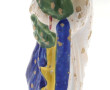 "Ste Marie", statuette en faïence polych
