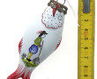 Boule de NOEL en forme de poisson en faï