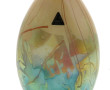 Vase en verre de couleurs, Malte, H 19,5