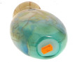 Vase en verre de couleurs, Malte, H 19,5