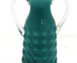 Vase en verre turquoise à décor de pasti