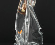 SCHNEIDER - Pied de lampe en cristal tra