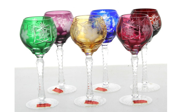 Cristal de Lorraine - 6 verres Roemers e