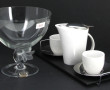 Coupe en cristal, à piètement en cristal