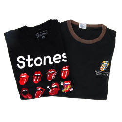 Lot de 2Tshirt des concerts des ROLLING 
