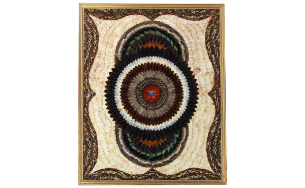 Tableau en ailes de papillons, 44 x 55,5