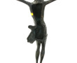 Deux grands Christ, l'un en bronze, l'au