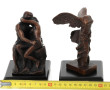 Lot de 2 petits sujets en bronze : 1) D'