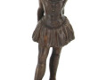 Lot de 2 petits sujets en bronze : 1) D'