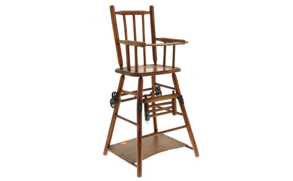 Chaise haute de poupée, début Xxème