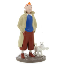 TINTIN - Grand sujet en filament peint à