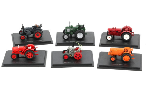 TRACTEURS - 13 tracteurs sur base (petit