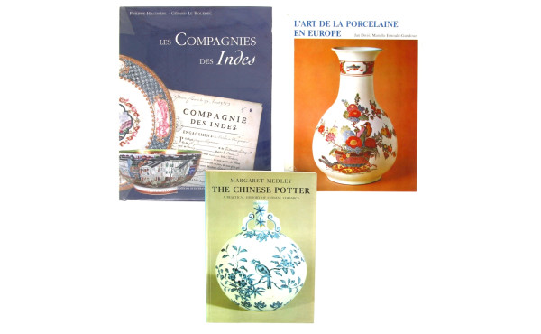 Thème PORCELAINES - Lot de 3 ouvrages : 