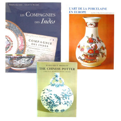 Thème PORCELAINES - Lot de 3 ouvrages : 
