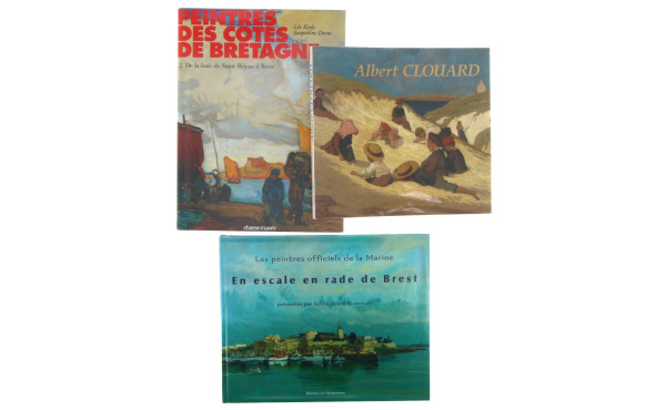 PEINTURE BRETAGNE - Lot de 3 ouvrages : 