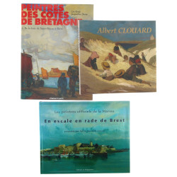 PEINTURE BRETAGNE - Lot de 3 ouvrages : 