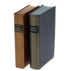 PLEIADE - Lot de 2 livres: - PROUST "A 
