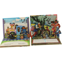 POP UP - 2 livres avec pages dépliantes 
