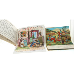 POP UP - 2 livres avec pages dépliantes 