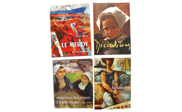 ART EN BRETAGNE - 4 livres: "Peintres po