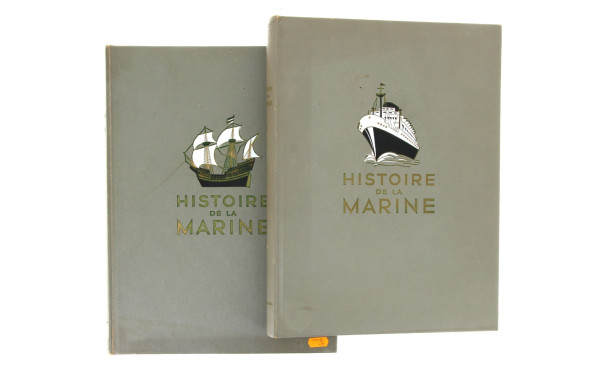 HISTOIRE DE LA MARINE. En deux tomes. Ed