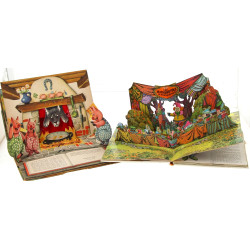 POP UP - 2 livres avec pages dépliantes 