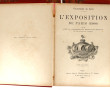 "L'EXPOSITION DE PARIS", 3 livres reliés
