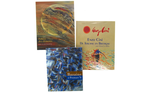 PEINTURE BRETAGNE - Lot de 3 ouvrages : 