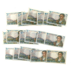 Billets de banque - Lot de 18 billets de