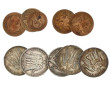 Lot de 5 pièces de 5 F argent XIXème, po