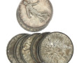 Lot de 8 pièces de 5 F argent