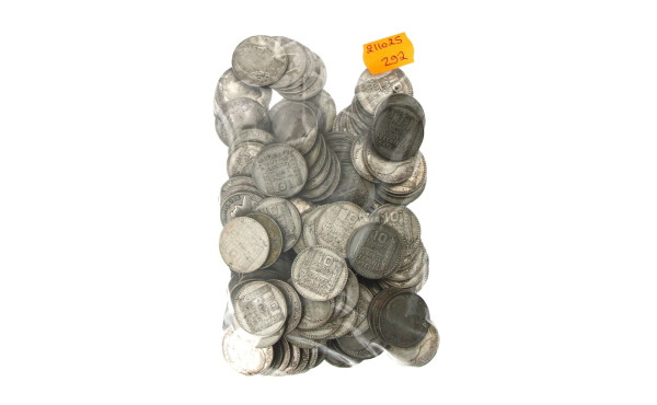 Lot de 154 pièces de 10 F TURIN