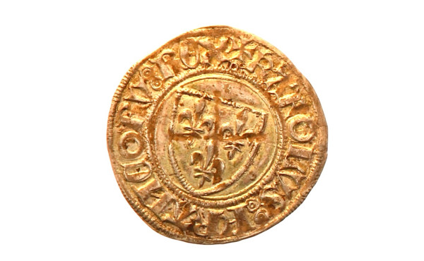 CHARLES VI - Blanc guenar 4e émission Pa